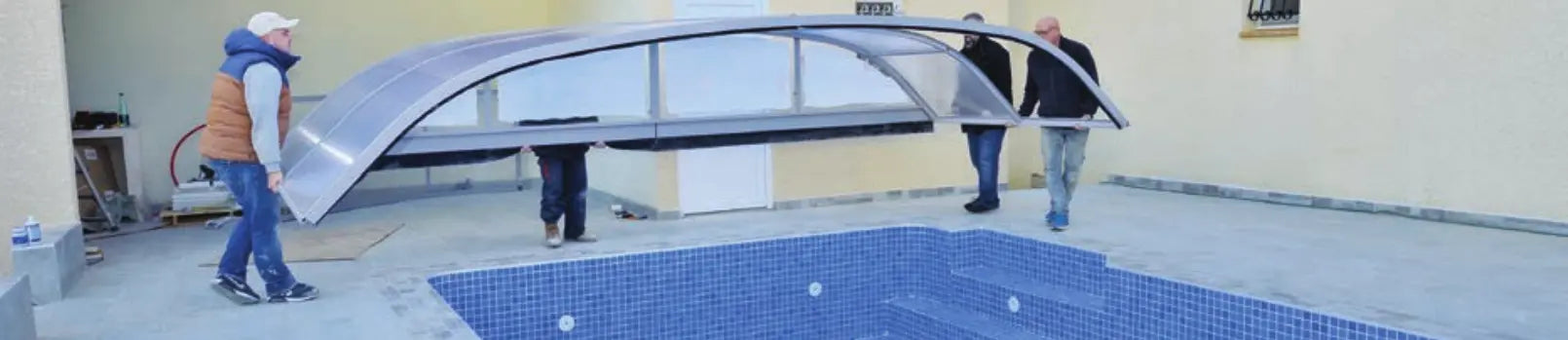 Abri de piscine en kit Astralpool Abriwell Astralpool