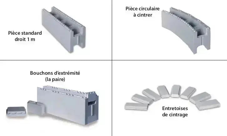 Modules piscine Astralpool First bloc (à l'unité) Astralpool