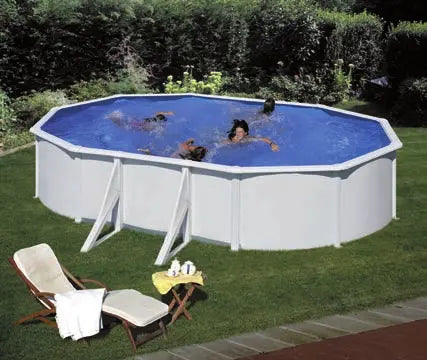 Piscine hors-sol Gre Fidji en acier Ovales Gre