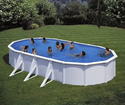 Piscine hors-sol Gre Fidji en acier Ovales Gre