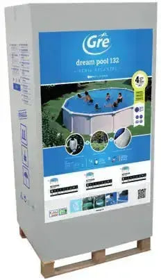 Emballage de piscine hors-sol Gre acier