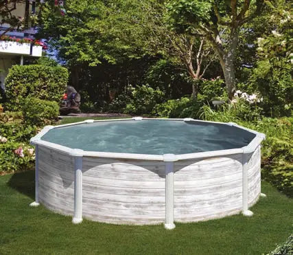 Piscine hors-sol Gre Nordic effet bois Rondes Gre