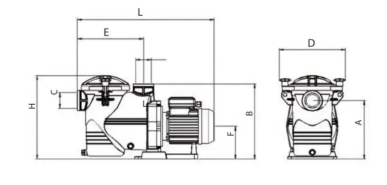 Pompe Astralpool New Europa (triphasé) Astralpool