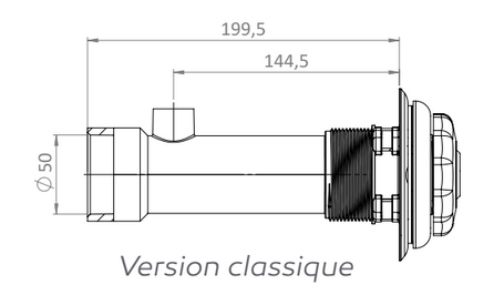 Kit balnéo Jet-vag ACIS avec buses Venturi et commande Piezo