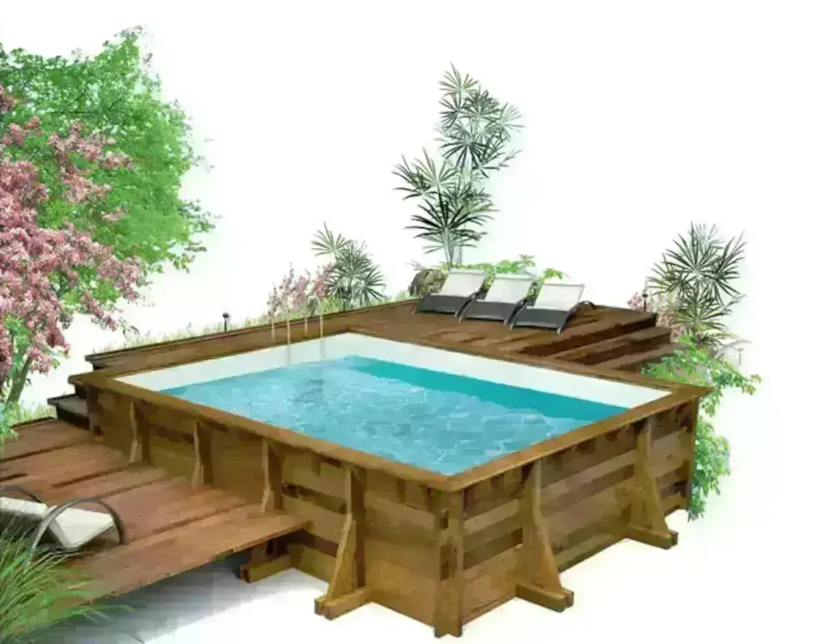 Piscine Bois Détente 250x200x135 Piscine détente