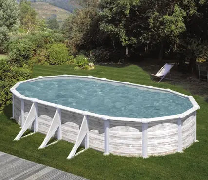 Piscine hors-sol NORDIC 7,30 x 3,75 m, 3 jambes de force