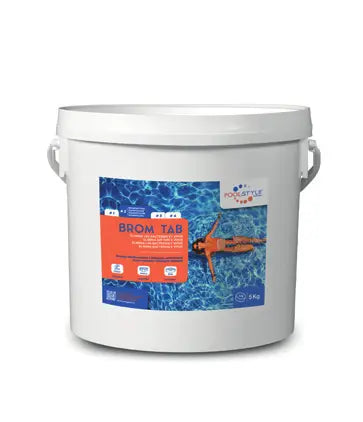 Désinfectant Poolstyle Brome pastilles 4kg (lot de 4) Poolstyle