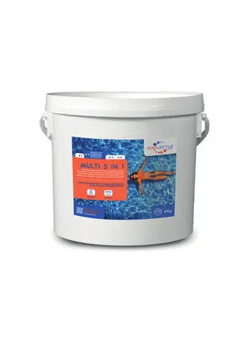 Désinfectant Poolstyle Multi 5-en-1 4kg (lot de 4) Poolstyle