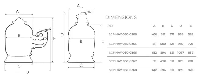 Filtre à sable Hayward Powerline Hayward