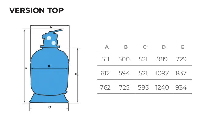 Filtre à sable Hayward Pro-series HB Hayward