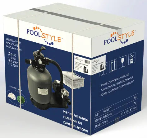 Groupe de filtration Poolstyle sur platine Poolstyle