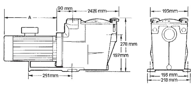 Pompe monovitesse Hayward Superpump® Hayward