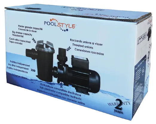Pompe monovitesse Poolstyle SD2 Poolstyle