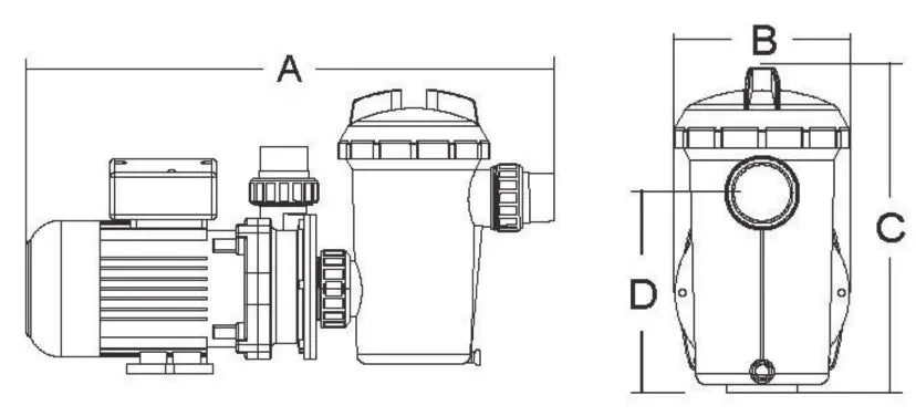 Pompe monovitesse Poolstyle SD2 Poolstyle