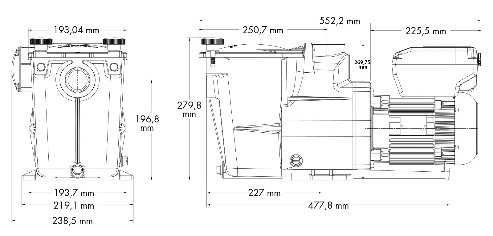 Pompe basse consommation Hayward Super pump® VSTD Hayward
