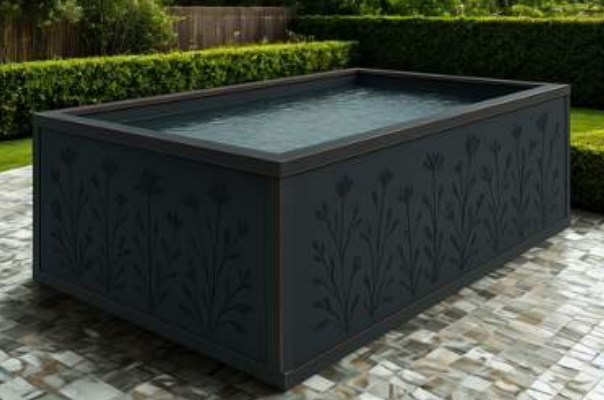 WATBOX by AGX Concept - Piscine semi-enterrée personnalisable, 4m x 4m