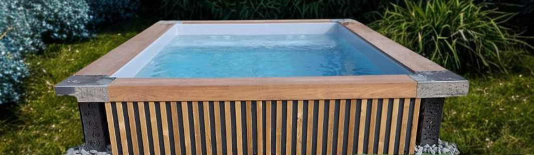 WATBOX by AGX Concept - Piscine semi-enterrée personnalisable, 4m x 4m