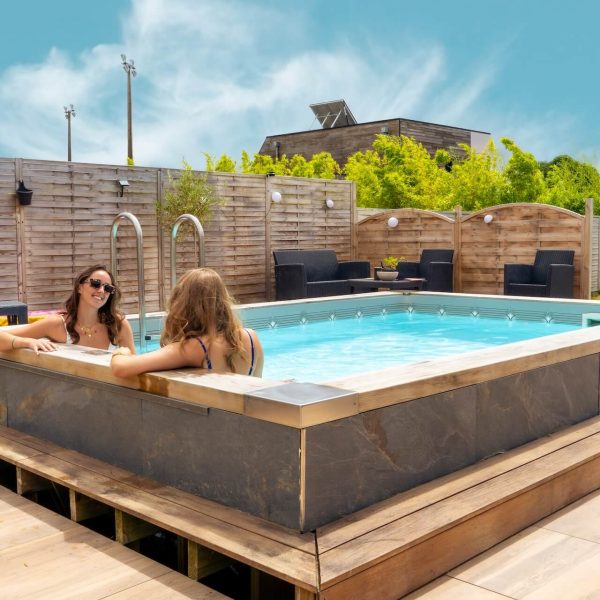 WATBOX by AGX Concept - Piscine semi-enterrée personnalisable, 4m x 4m