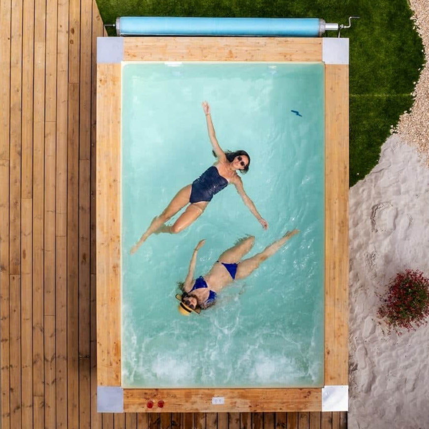WATBOX by AGX Concept - Piscine semi-enterrée personnalisable, 4m x 4m