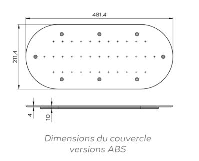 Plaque de balnéothérapie Effervescence Jet-vag, système à bulles pour piscine